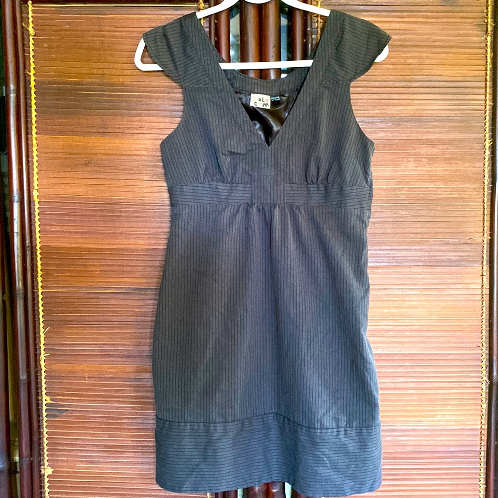 Volcom pin stripe dark grey dress